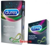 Bao cao su Durex Performa mỏng và chống xuất tinh sớm